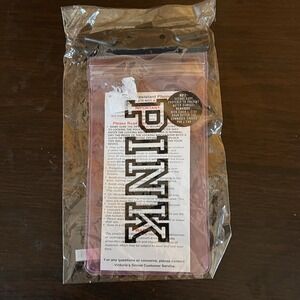 Victoria's Secret PINK ‎ Water Resistant Phone Case Pouch Bag Lanyard New